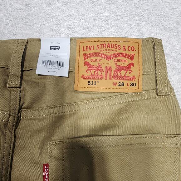 Levi's 511 slim sit below the waist slim throughout W28''x L30'' men pants - Picture 9 of 9